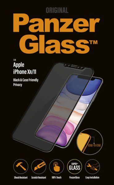 PanzerGlass iPhone Xr/11 Skjermbeskytter CaseFriendly Privacy
