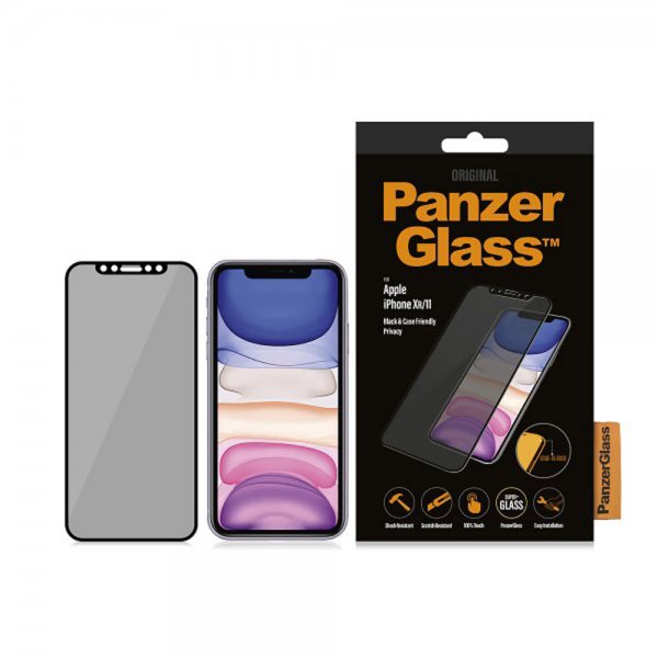 PanzerGlass iPhone Xr/11 Skjermbeskytter CaseFriendly Privacy