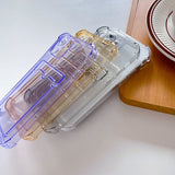 iPhone 11 Deksel Kortholder Støtsikker Transparent
