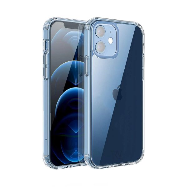 Rvelon iPhone 11 Deksel Støtsikker Transparent