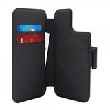 Puro iPhone 12/12 Pro/13/14/15 Etui MagSafe Folio Svart