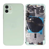 iPhone 12 bakside med komplett ramme OEM - grønn
