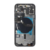 iPhone 12 Bakside med komplett ramme OEM - svart