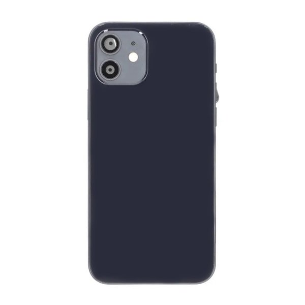 iPhone 12 Bakside med komplett ramme OEM - svart
