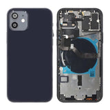 iPhone 12 Bakside med komplett ramme OEM - svart