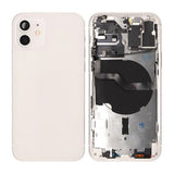 iPhone 12 bakside med komplett ramme OEM - hvit