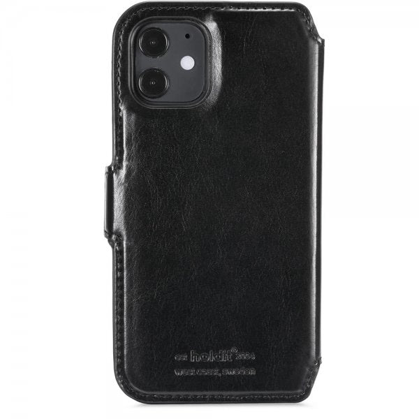 holdit iPhone 12 Mini Etui Berlin Löstagbart Deksel Svart