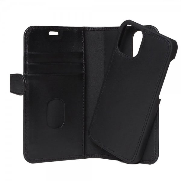 Buffalo iPhone 12 Mini Etui Buffalo Löstagbart Deksel Svart
