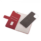 Onsala iPhone 12 Mini Etui Fashion Edition Löstagbart Deksel Saffiano Red
