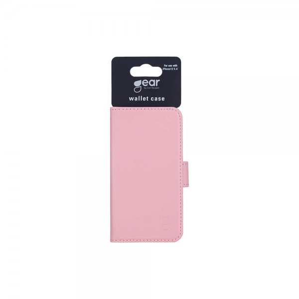 Gear iPhone 12 Mini Etui med Kortlomme Rosa
