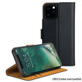 Xqisit iPhone 12 Mini Etui Slim Wallet SelecTion Svart