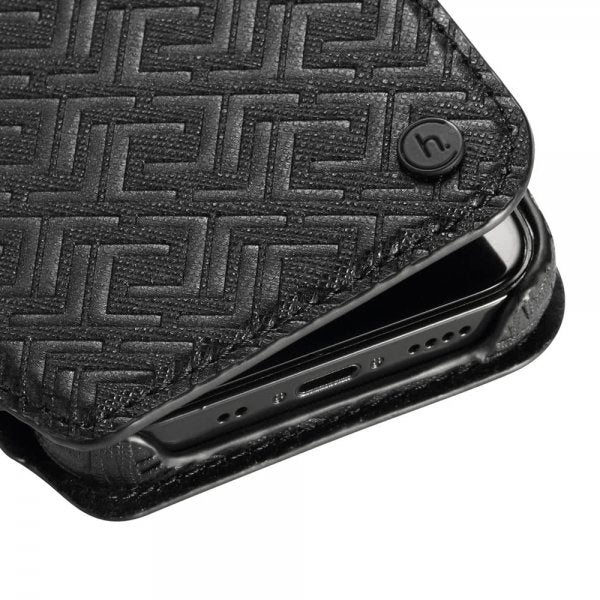 holdit iPhone 12 Mini Etui Stockholm Löstagbart Deksel Celia Svart