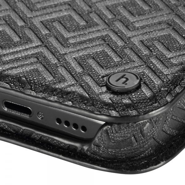 holdit iPhone 12 Mini Etui Stockholm Löstagbart Deksel Celia Svart