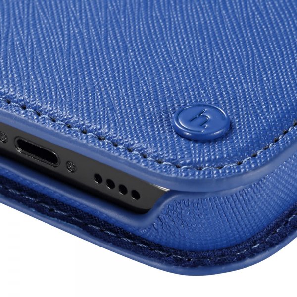 holdit iPhone 12 Mini Etui Stockholm Löstagbart Deksel Royal Blue