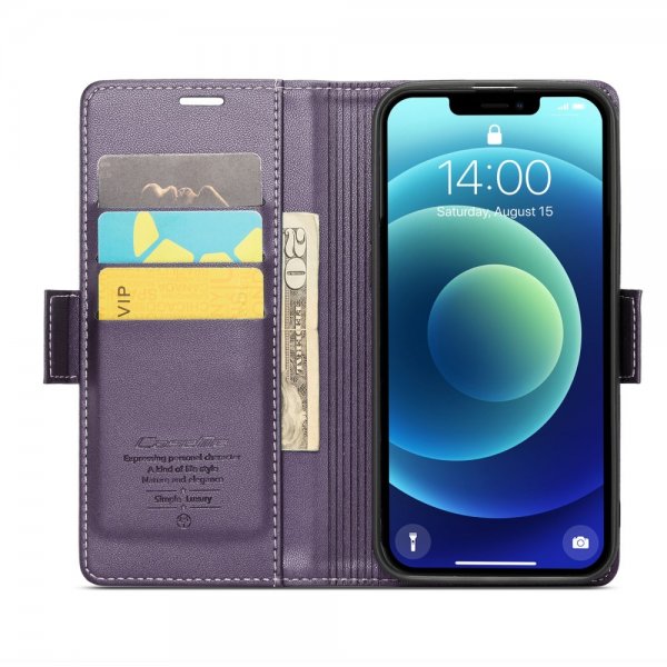 CaseMe iPhone 12/iPhone 12 Pro Etui 023 Series Lilla