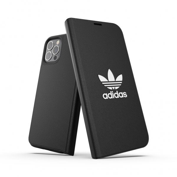 Adidas iPhone 12/iPhone 12 Pro Etui Booklet Case Basic Svart