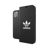 Adidas iPhone 12/iPhone 12 Pro Etui Booklet Case Basic Svart