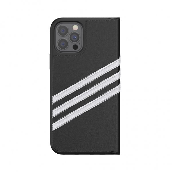 Adidas iPhone 12/iPhone 12 Pro Etui Booklet Case Svart