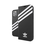 Adidas iPhone 12/iPhone 12 Pro Etui Booklet Case Svart