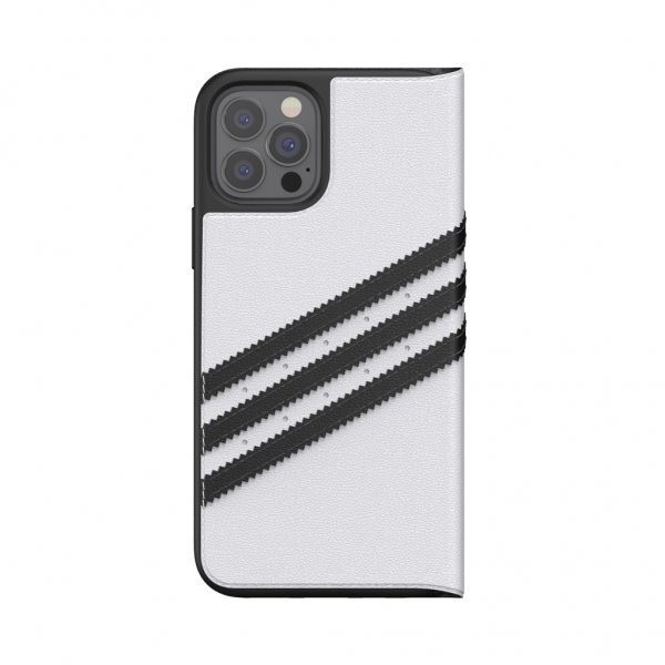Adidas iPhone 12/iPhone 12 Pro Etui Booklet Case Hvit
