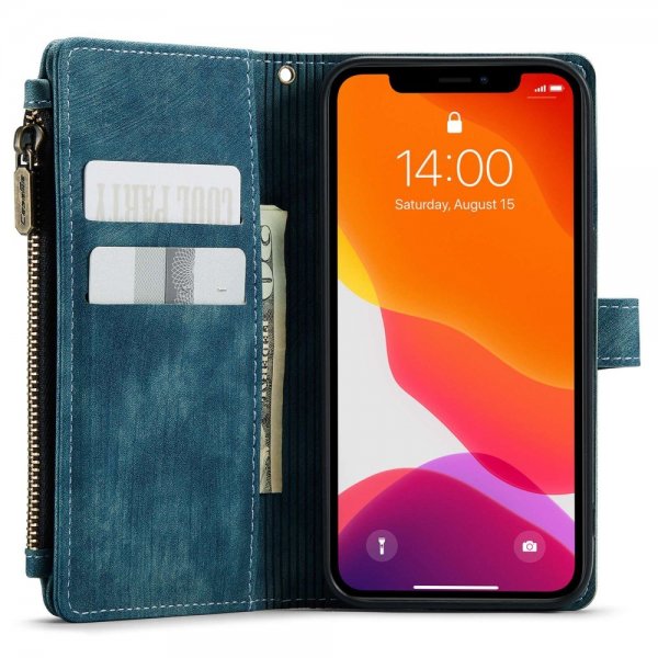 CaseMe iPhone 12/iPhone 12 Pro Etui C30 Series Petrol
