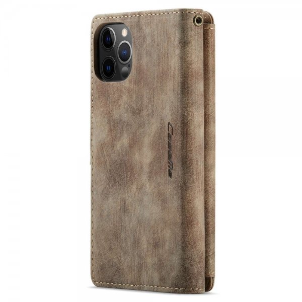 CaseMe iPhone 12/iPhone 12 Pro Etui C30 Series Brun
