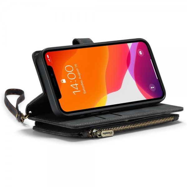 CaseMe iPhone 12/iPhone 12 Pro Etui C30 Series Svart