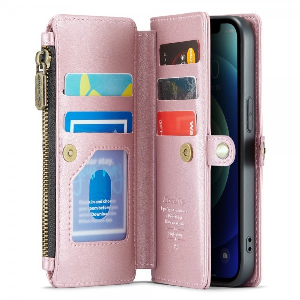 CaseMe iPhone 12/iPhone 12 Pro Etui C36 Series Rosa