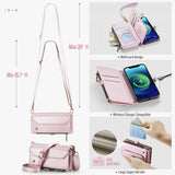 CaseMe iPhone 12/iPhone 12 Pro Etui C36 Series Rosa