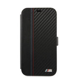 BMW iPhone 12/iPhone 12 Pro Etui Dynamic Carbon Svart