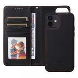 Betopnice iPhone 12/iPhone 12 Pro Etui Avtagbart Deksel 005 Svart