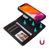 Betopnice iPhone 12/iPhone 12 Pro Etui Avtagbart Deksel 005 Svart