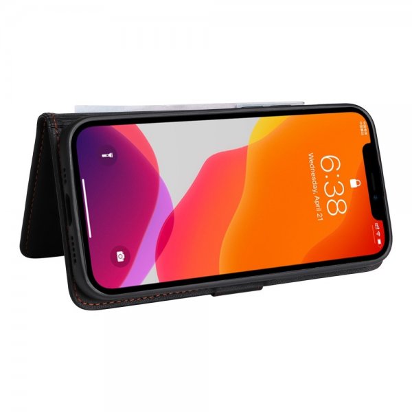 Betopnice iPhone 12/iPhone 12 Pro Etui Avtagbart Deksel 005 Svart