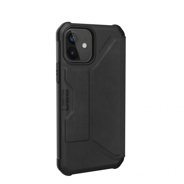Urban Armor Gear (UAG) iPhone 12/iPhone 12 Pro Etui Metropolis Leather Svart