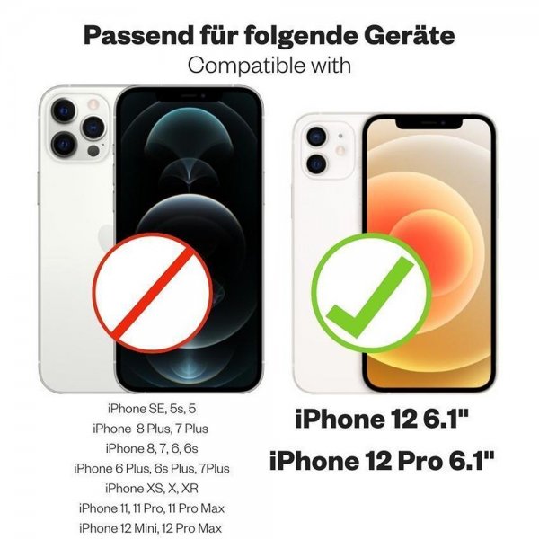 Kavaj iPhone 12/iPhone 12 Pro Etui Miami Svart