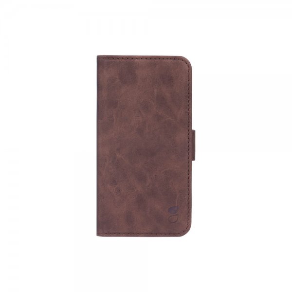 Gear iPhone 12/iPhone 12 Pro Etui Mobile Wallet Nubuck Brun