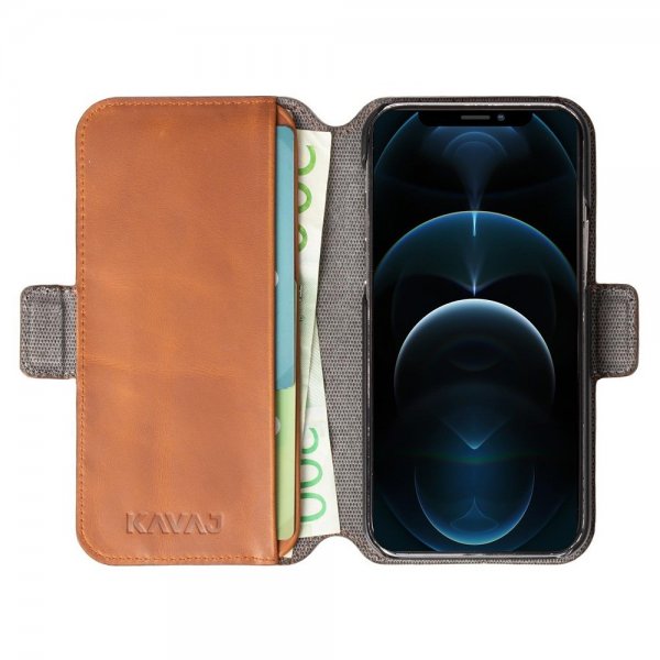 Kavaj iPhone 12/iPhone 12 Pro Etui Phoenix Brun