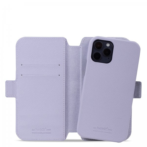 holdit iPhone 12/iPhone 12 Pro Etui Stockholm Avtakbart Deksel Lavender