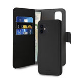 Puro iPhone 12/iPhone 12 Pro Etui Wallet Detachable 2 in 2 Svart