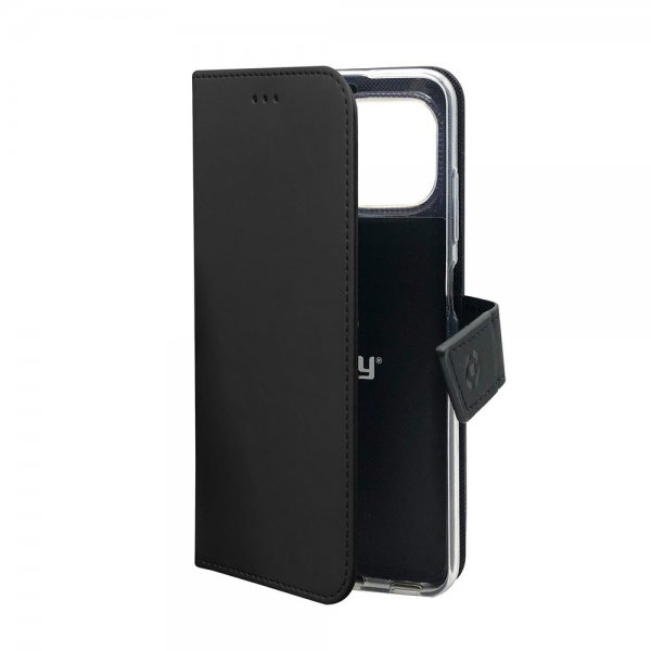 Celly iPhone 12/iPhone 12 Pro Etui Wally Wallet Case Svart