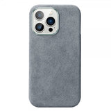 iPhone 12/iPhone 12 Pro Deksel Alcantara MagSafe Grå
