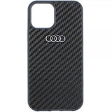 Audi iPhone 12/iPhone 12 Pro Deksel Carbon Fiber Svart