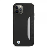 BMW iPhone 12/iPhone 12 Pro Deksel Card Slot Svart