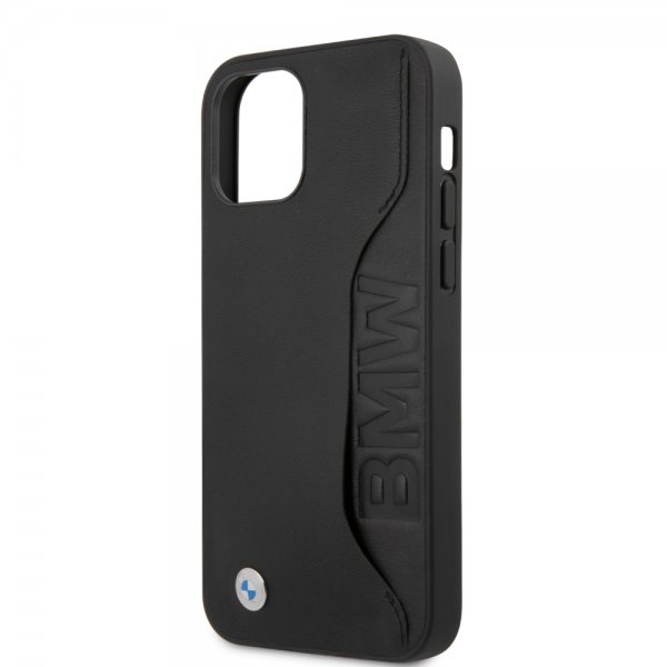 BMW iPhone 12/iPhone 12 Pro Deksel Card Slot Svart