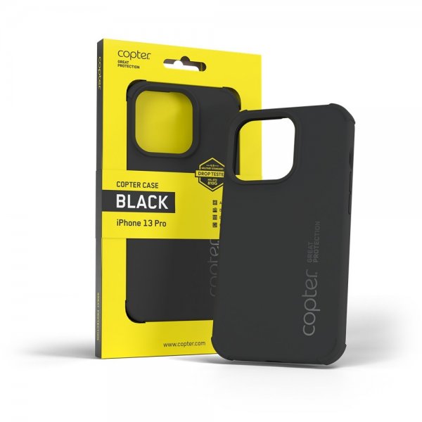 Copter iPhone 12/iPhone 12 Pro Deksel Copter Case Svart