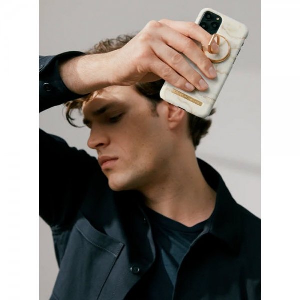 Ideal of Sweden iPhone 12/iPhone 12 Pro Deksel Fashion Case Golden Pearl Marble