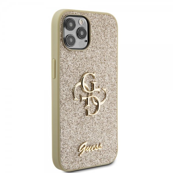 Guess iPhone 12/iPhone 12 Pro Deksel Fixed Glitter Gull