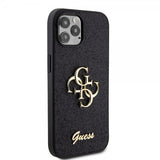 Guess iPhone 12/iPhone 12 Pro Deksel Fixed Glitter Svart