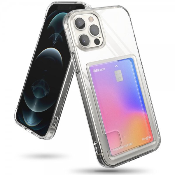Ringke iPhone 12/iPhone 12 Pro Deksel Fusion Card Clear