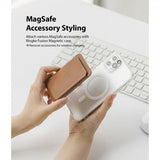 Ringke iPhone 12/iPhone 12 Pro Deksel Fusion Magnetic MagSafe Matte Clear